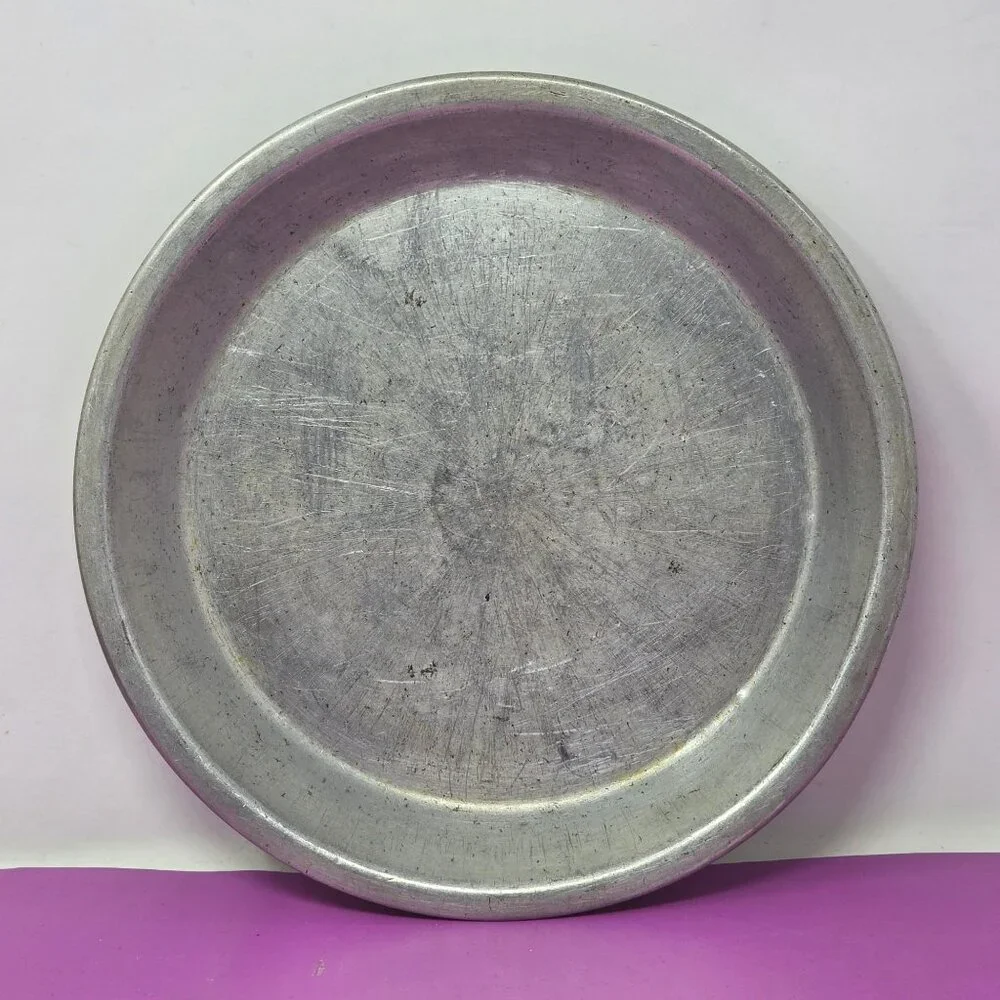 Vintage Wear-Ever Aluminum Pie Tin Fluted Scalloped &‎ Plain Made In USA
